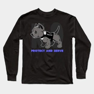 K-9 Pitbull Long Sleeve T-Shirt